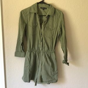 Pacsun romper khaki color ..worn only once